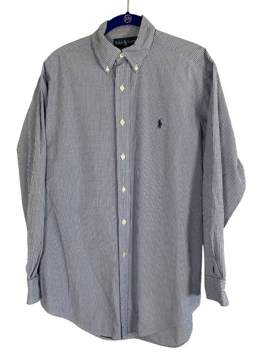 Ralph Lauren Other - Ralph Lauren Gingham Shirt Blue 15 Resort Preppy Classic Checks Yarmouth